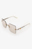 Gucci Clear Rectangle Crystal Sides Sunglasses