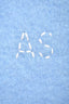 Acne Studios Blue/Red Alpaca Mohair Blend Scarf