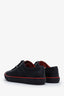 Pre-loved Chanel™ Black/Red Nylon/Leather Quilted Sneakers Size 38