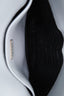 Prada Light Grey Brushed Leather Small Cleo Shoulder Bag