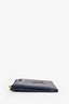 Pre-loved Chanel™ 2016 17 Blue Leather CC Card Holder
