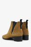 Acne Studios Brown Suede Leather Pointed Toe Ankle Boots Size 40