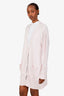 Thom Browne Pink Cotton Silk Button Up Cardigan Size 44