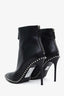 Alexander Wang Black Leather Nova Studded Ankle Boots Size 41