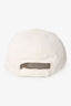 Balenciaga White Cotton Logo Baseball Cap Size L