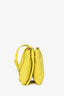 Celine Yellow Lambskin Small Trio Crossbody