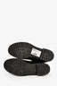 Moncler Black Rubber Graphic Print 'Ginette' Boot Size 38