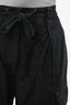 Brunello Cucinelli Navy Denim Drawstring Waistband Balloon Jeans Size 6