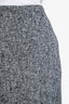 Gucci 2025 Black/White Boucle Slit Pencil Skirt Size 40