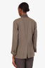 Loro Piana Green Cashmere Alpaca Button Up Jacket Size 36