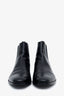 Hugo Boss Black Leather Ankle Boots Size 8 Mens