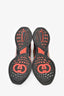 Gucci Run Black/Red/Neon Green Lace Up Sneakers Size 9.5 Men's