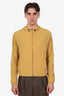 Loro Piana Yellow/Blue Zip Up Rain Coat Size S Mens