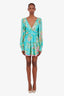 Hemant & Nandita Blue Ruffled 'Anaheeta' Mini Dress Size S
