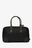 Prada Black Nylon Saffiano Leather Re-Edition 1978 Tote Bag