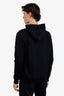 Christian Dior Black Cotton Logo Patch Hoodie Size L