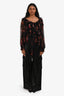 Jonathan Simkhai Black Satin Cargo Pants Size 4