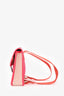 Hermès Pink/Orange Canvas Leather Toile Printed 'Jeux Dans La Jungle' Backpack