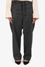 Sofie D'Hoore Grey Wool Drop Waist Trousers Size 42
