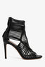 Alaïa Black Leather Gladiator Heels Size 38