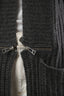 Zadig & Voltaire Grey Cashmere Ribbed Cardigan Size S