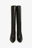 Maison Margiela MM6 Black Leather Knee High Boots Size 40