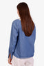 Miu Miu Blue Cotton Button Up Shirt Size 38