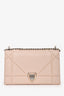 Christian Dior 2015 Pink Leather 'Diorama' Flap Bag