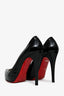 Christian Louboutin Black Patent Platform Pumps Size 36.5