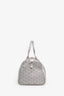 Goyard 2007 Silver Goyardine Croisiere 35 Boston Bag