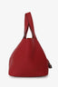 Hermès 2020 Red Clemence Leather Picotin 22 PHW