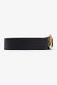 Gucci Black Leather Belt with Interlocking G Detail