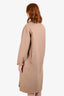 Stella McCartney Beige Wool 'Iconic' Double Breasted Coat Size 38