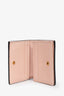Gucci Pink Leather 'Blind For Love' Bee Bi-Fold Card Holder