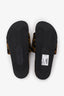 Tom Ford Brown Logo Leopard-print Harrison Slides Size 11 Mens