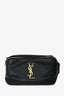 Saint Laurent 2023 Black Leather Marsupio Belt Bag