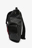 Gucci Black Coated Canvas Supreme GG Web Detail Drawstring Backpack