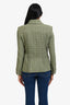 Pre-Loved Chanel™ 2017 Cruise Paris-Cuba Green Tweed Zip-Up Jacket Size 38