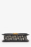 Christian Dior 2018 Blue Oblique Dioraddict Wallet on Chain