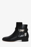 Hermès Black Leather Neo Kelly Ankle Boots Size 36