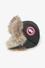 Canada Goose Grey Down Fur Hat Size XL