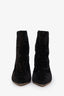 Jimmy Choo Black Velvet Sock Boots Size 37.5