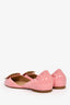 Roger Vivier Pink Patent Leather Buckle Flats Size 36.5
