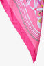 Hermès Pink Le Labo Printed Silk Triangle Scarf