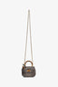 Gucci Grey Python Bamboo Night Mini Bag with Chain