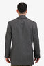 Brunello Cucinelli Grey Cashmere Wool Blend Trench Coat Estimated Size Large Mens