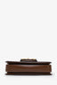 Gucci Brown GG Supreme Horsebit 1955 Medium Shoulder Bag