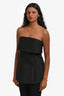 Toteme Black Strapless Top Size 36