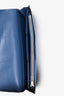 Hermès 2016 Blue Leather Passant Longue Wallet