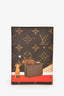 Louis Vuitton Monogram Coated Canvas Lion & Cheetah Passport Holder